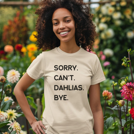 Dahlia Lover Flower Farmer Shirt, Gardening Dahlia Tuber Shirt